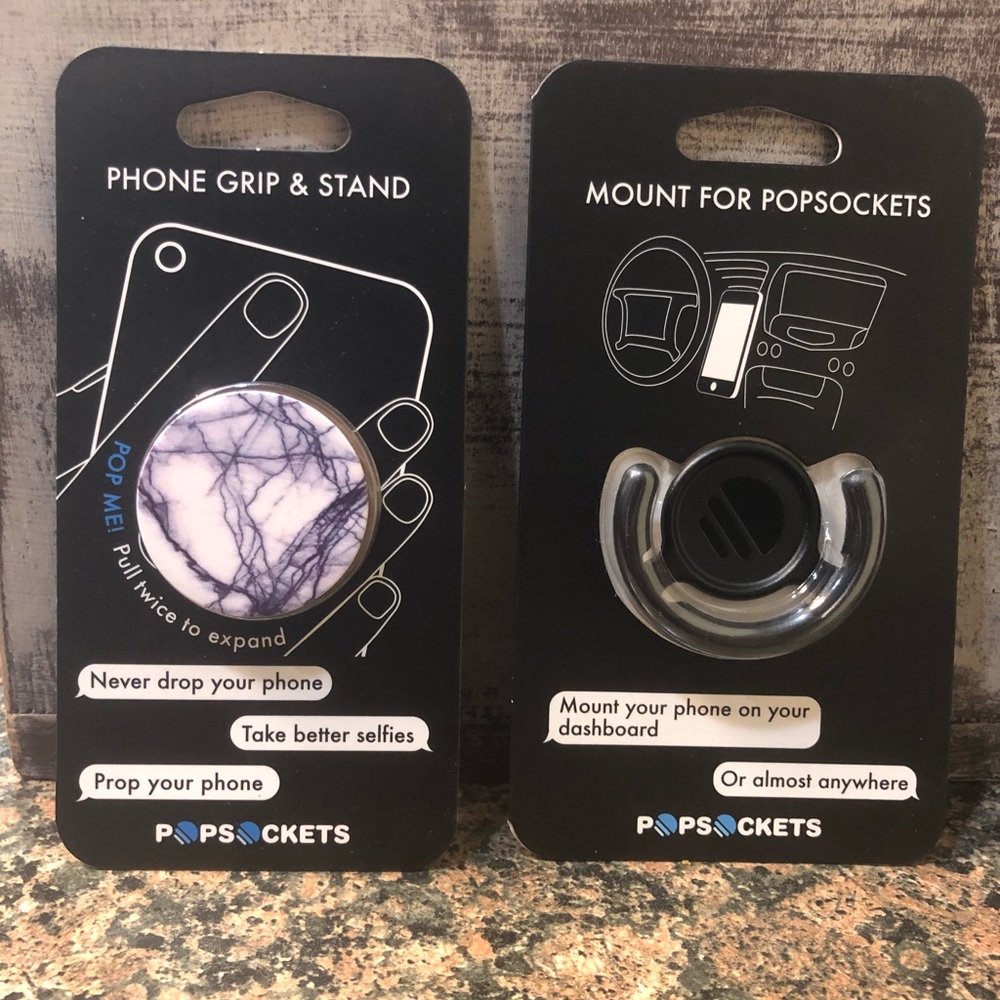Pop Socket with Mount combo